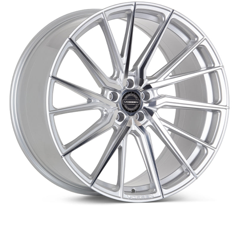 Vossen HF-4T 22x10.5 / 5x112 / ET30 / Deep Face / 66.5 - Silver Polished - Left Wheel