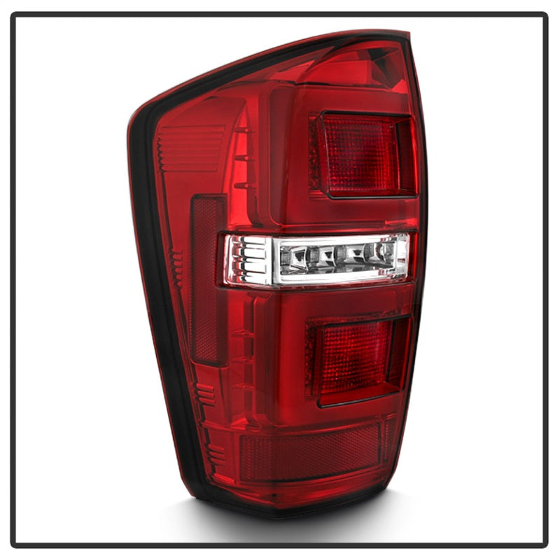 Spyder 16-17 Toyota Tacoma LED Tail Lights - Red Clear (ALT-YD-TT16-LED-RC)