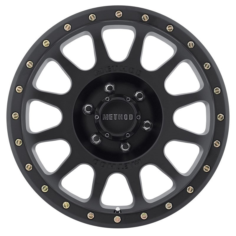 Method MR305 NV 18x9 0mm Offset 6x5.5 108mm CB Matte Black Wheel