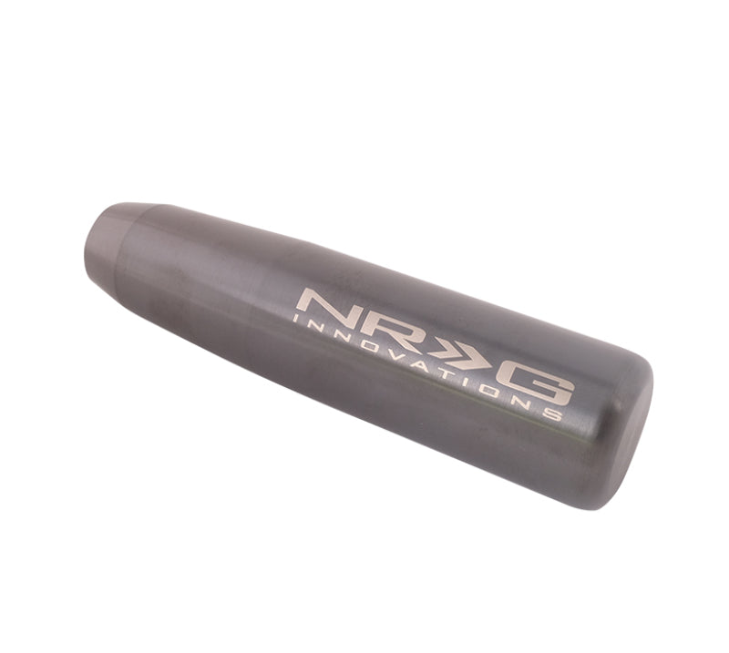 NRG Universal Short Shifter Knob - 5in. Length / Heavy Weight 1.27Lbs. - Black Chrome