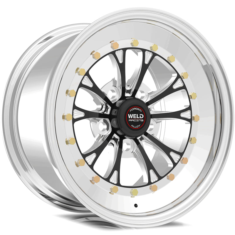 Weld Vitesse 15x9 / 5x4.75 BP / 5.5in. BS Black Wheel - Non-Beadlock