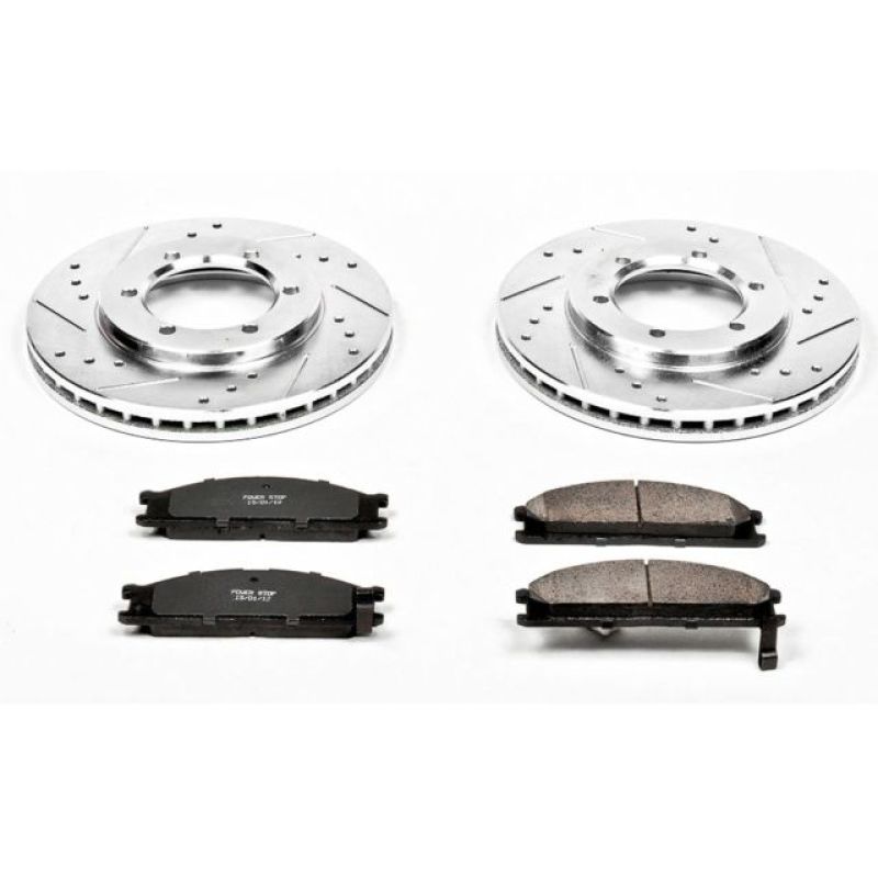 Power Stop 99-04 Nissan Frontier Front Z23 Evolution Sport Brake Kit