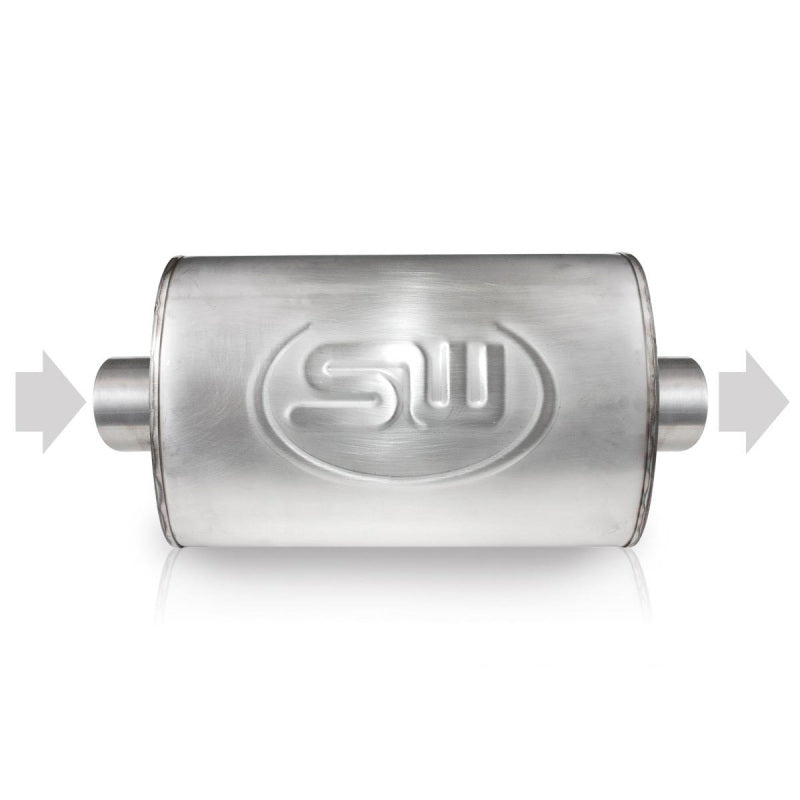 Stainless Works 2in ID CENTER INLET/ 2in OD CENTER OUTLET 4inx8in-Stainless Works-797 Offroad