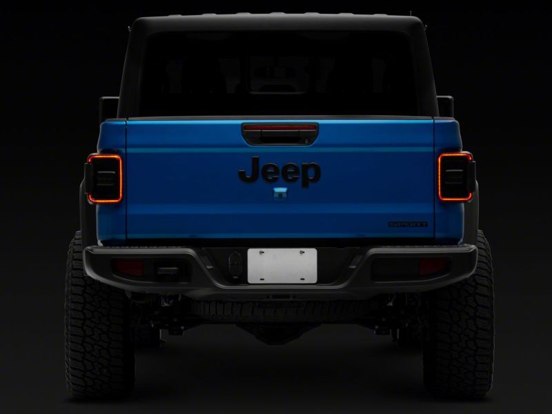 Raxiom 20-23 Jeep Gladiator JT w/ Factory Halogen LED Tail Lights- Blk Housing (Smoked Lens)