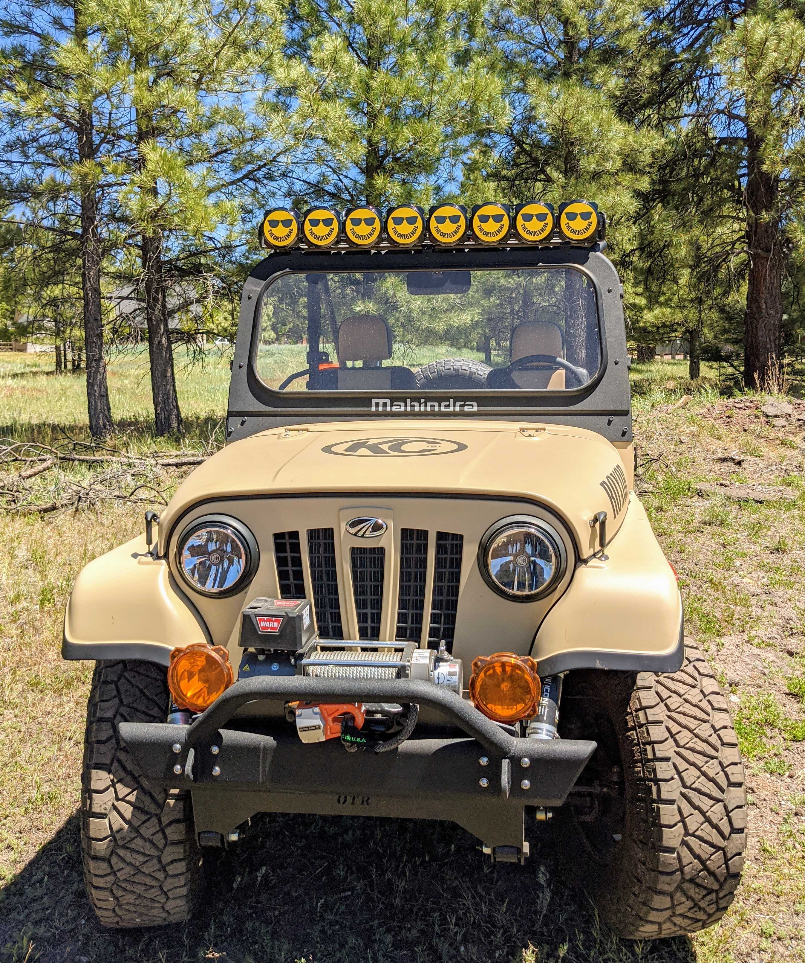 KC Hilites 6 In Pro6 Gravity Light Cover - 50th Anniversary Smiley Face- Yellow / Black KC Logo