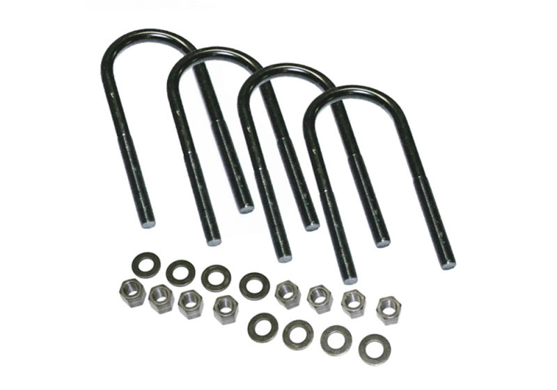 Superlift U-Bolt 4 Pack 9/16x3-1/8x12 Round w/ Hardware