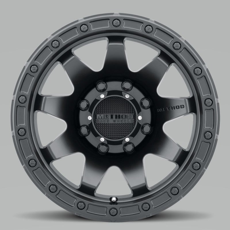 Method MR317 20x9 +18mm Offset 8x170 130.81mm CB Matte Black Wheel