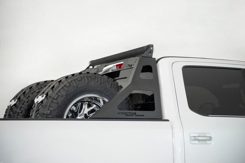 Addictive Desert Designs 17-19 Ford Super Duty Stealth Fighter Chase Rack - Black