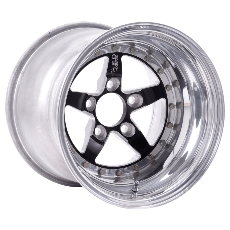 Weld Weldstar 15x10 / 5x4.75 BP / 4.5in. BS Black Wheel - Non-Beadlock