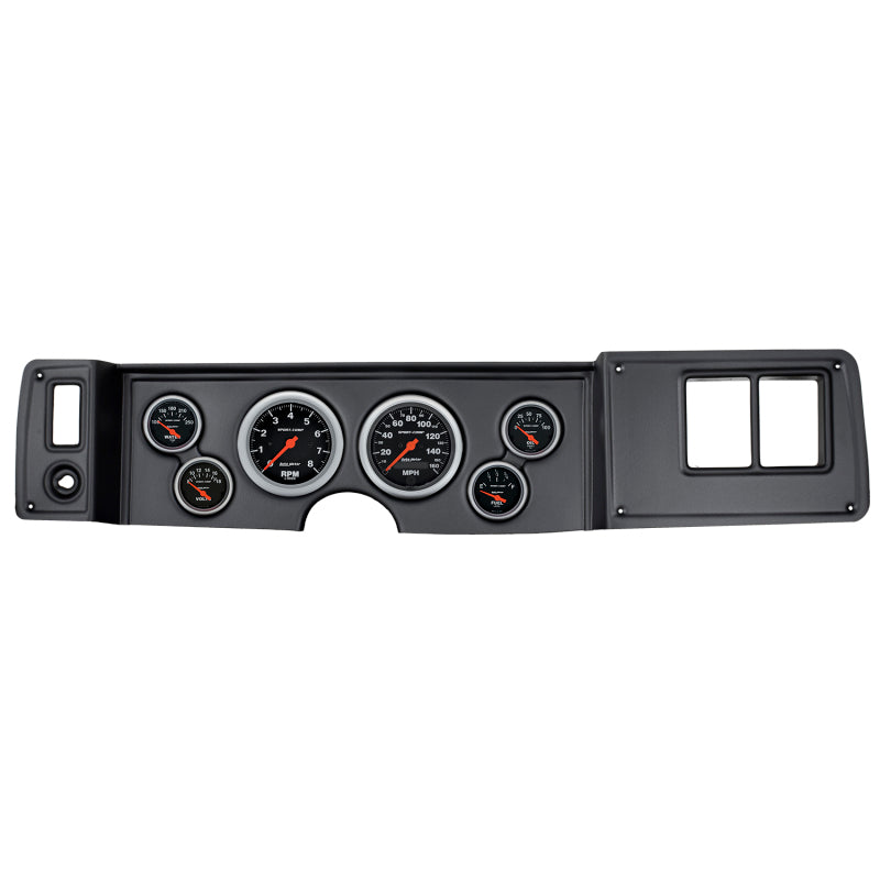 Autometer Sport-Comp 79-81 Camaro Dash Kit 6pc Tach / MPH / Fuel / Oil / WTMP / Volt