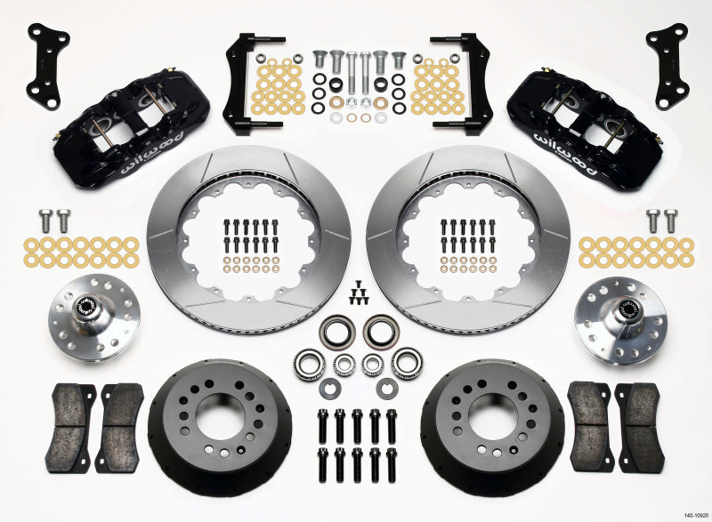 Wilwood AERO6 Front Hub Kit 14.00 67-69 Camaro 64-72 Nova Chevelle