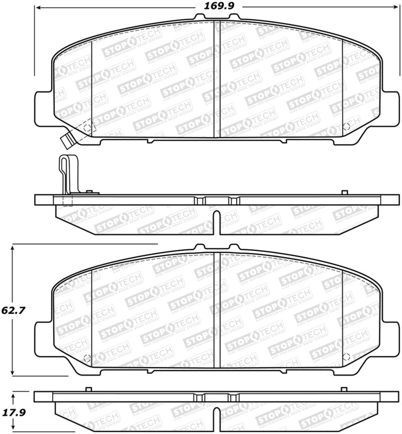 StopTech Street Brake Pads