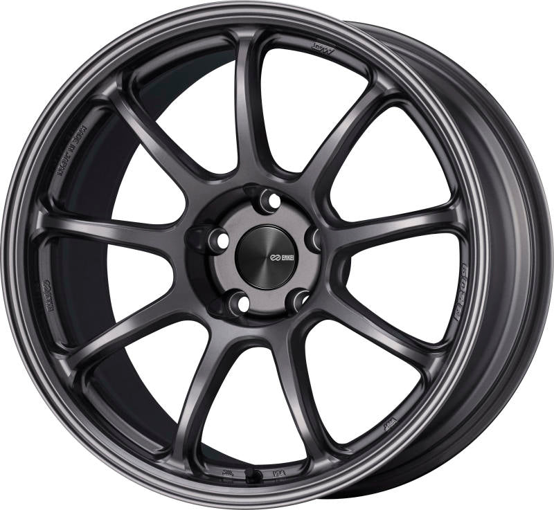 Enkei PF09 18x8.5 5x114.3 38mm Offset 75mm Bore Dark Silver Wheel