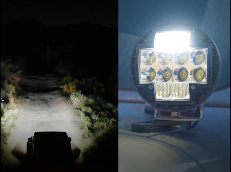 ARB Nacho 5.75in Offroad TM5 Combo White LED Light Set