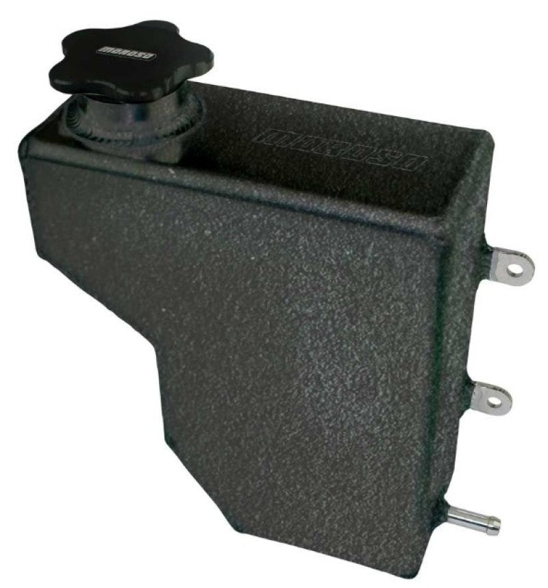 Moroso 16-Up Polaris RZR Coolant Tank - Black Powder Coat