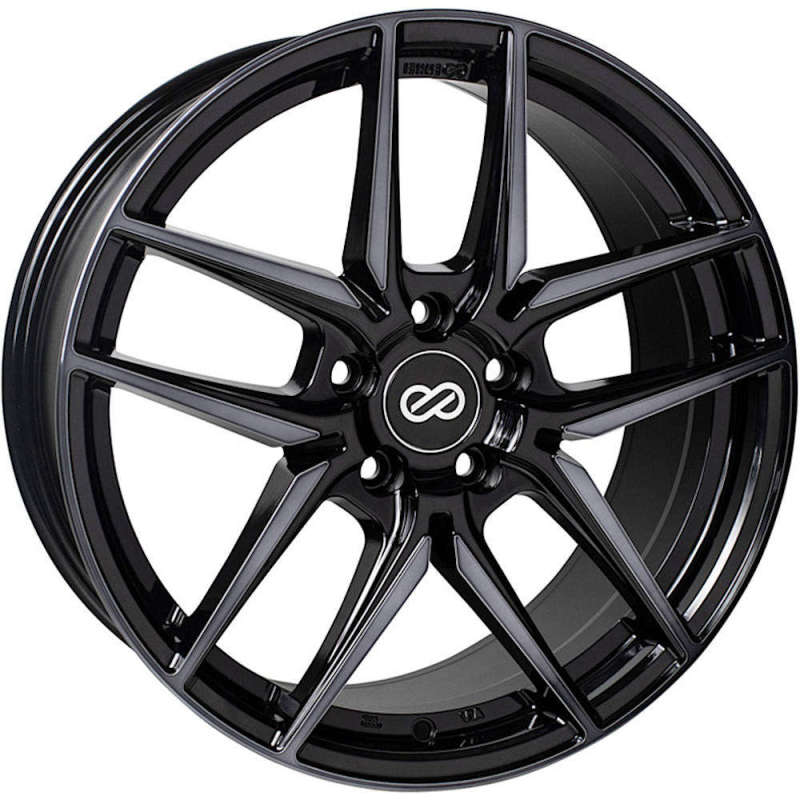 Enkei Icon 18x8 40mm Offset 5x120 72.6mm Bore Pearl Black Wheel