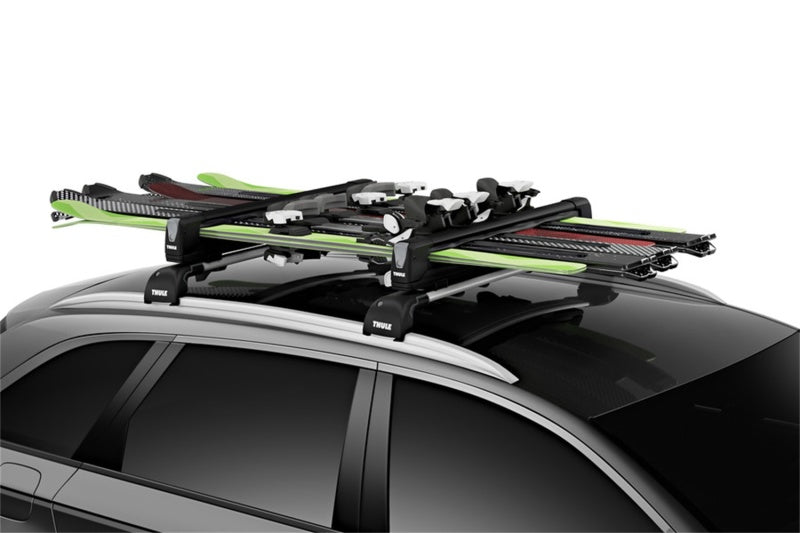 Thule SnowPack Extender Slide-out Ski/Snowboard Rack (Up to 6 Pair Skis/4 Snowboards) - Black