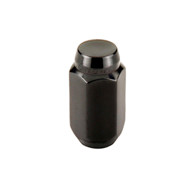 McGard Hex Lug Nut (Cone Seat) M14X1.5 / 22mm Hex / 1.635in. Length (4-Pack) - Black