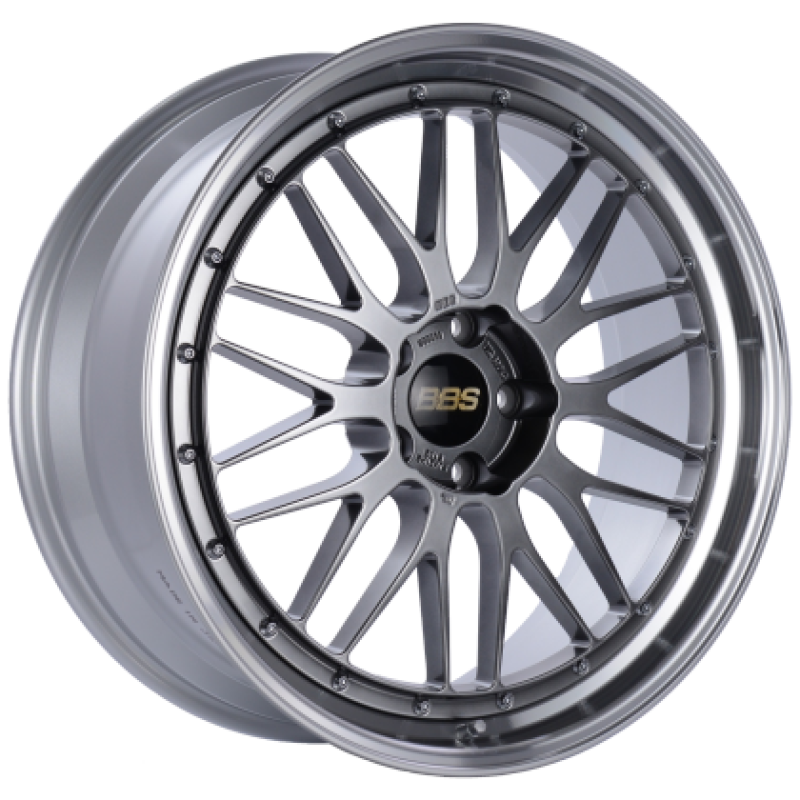 BBS LM 20x9 5x114.3 ET28 Diamond Black / Diamond Cut Lip Wheel PFS/Clip Required