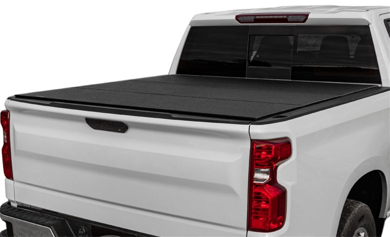 Access LOMAX Tri-Fold Cover Black Urethane - 07-13 Chevy Silverado 1500 5ft 8in Bed (Except Classic)