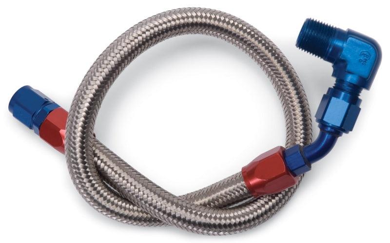 Edelbrock Fuel Line Braided Stainless for BBC ( Use w/ 8134 )