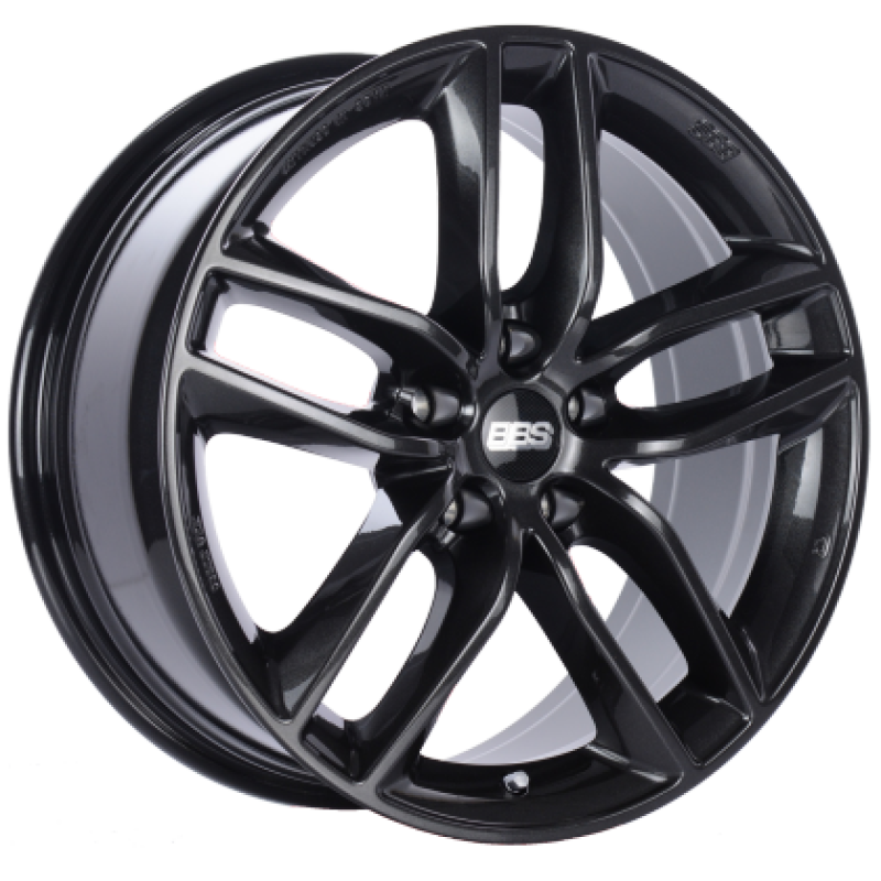 BBS SX 20x9 5x112 ET30 Crystal Black Wheel -82mm PFS/Clip Required