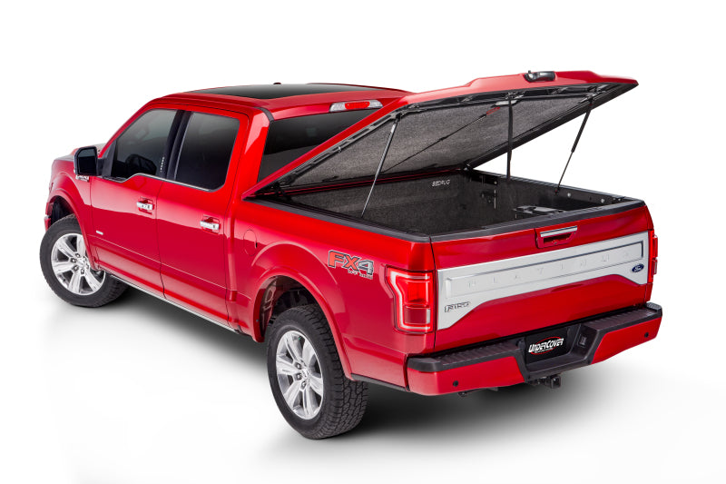 UnderCover 2021 Ford F-150 Crew Cab 5.5ft Elite LX Bed Cover - Smoked Quartz