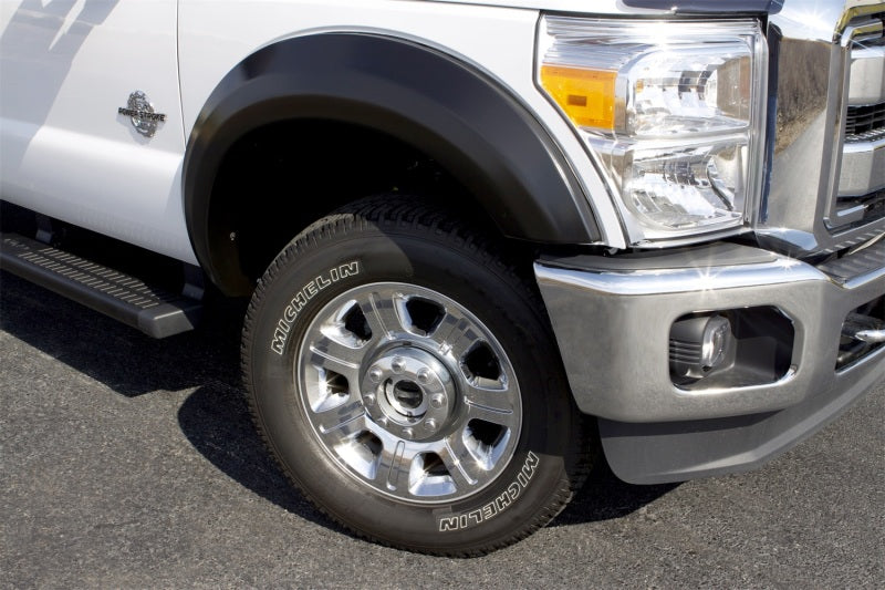 Lund 07-13 GMC Sierra 1500 Ex-Extrawide Style Textured Elite Series Fender Flares - Black (4 Pc.)