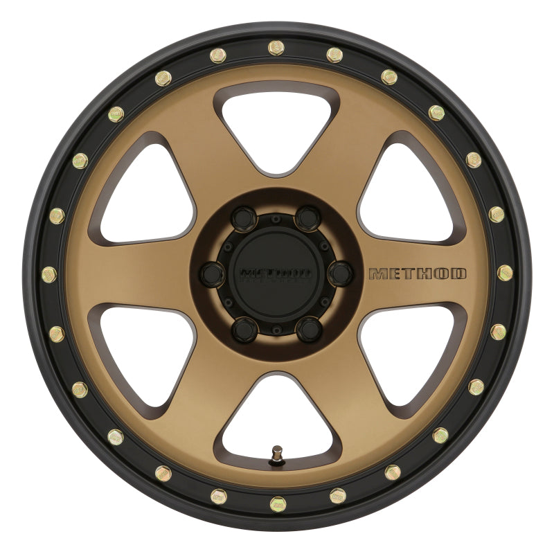 Method MR310 Con6 17x8.5 +35mm Offset 6x5.5 106.25mm CB Method Bronze/Black Street Loc Wheel