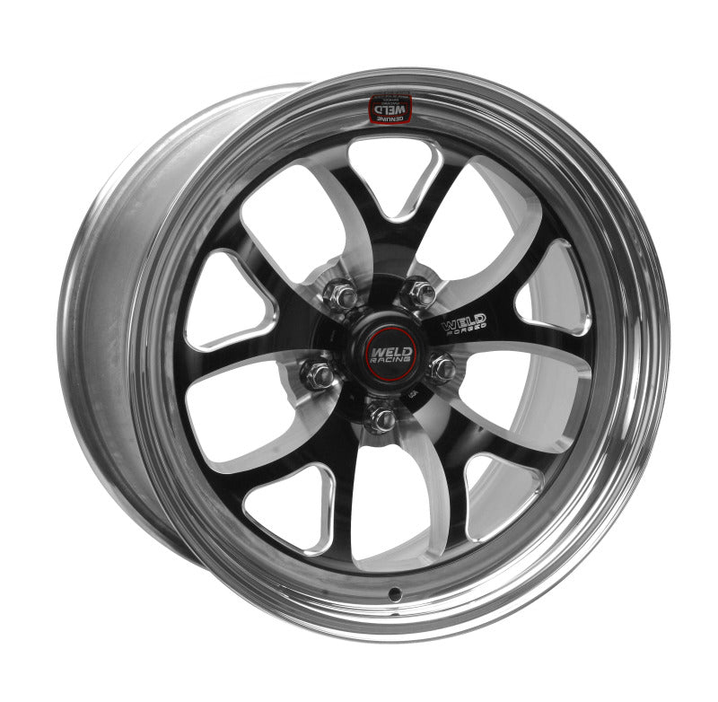 Weld S76 17x10.5 / 5x4.75 BP / 7.7in. BS Black Wheel (High Pad) - Non-Beadlock