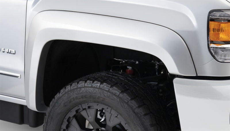 Bushwacker 15-18 GMC Sierra 2500 HD Extend-A-Fender Style Flares 2pc - Black