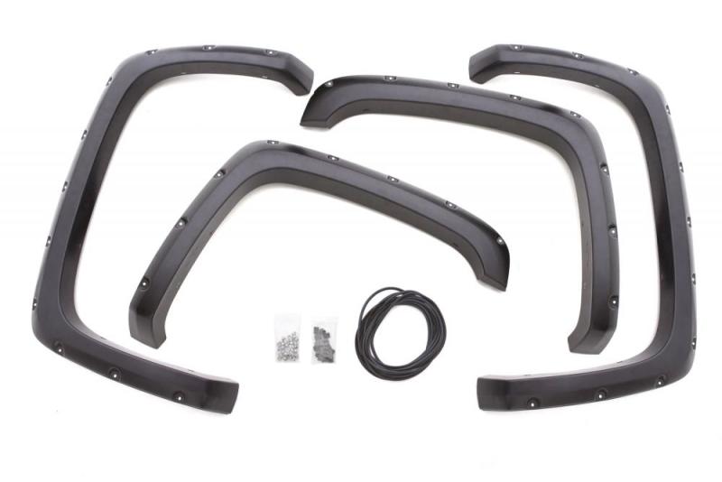 Lund 10-17 Dodge Ram 2500 RX-Rivet Style Smooth Elite Series Fender Flares - Black (4 Pc.)