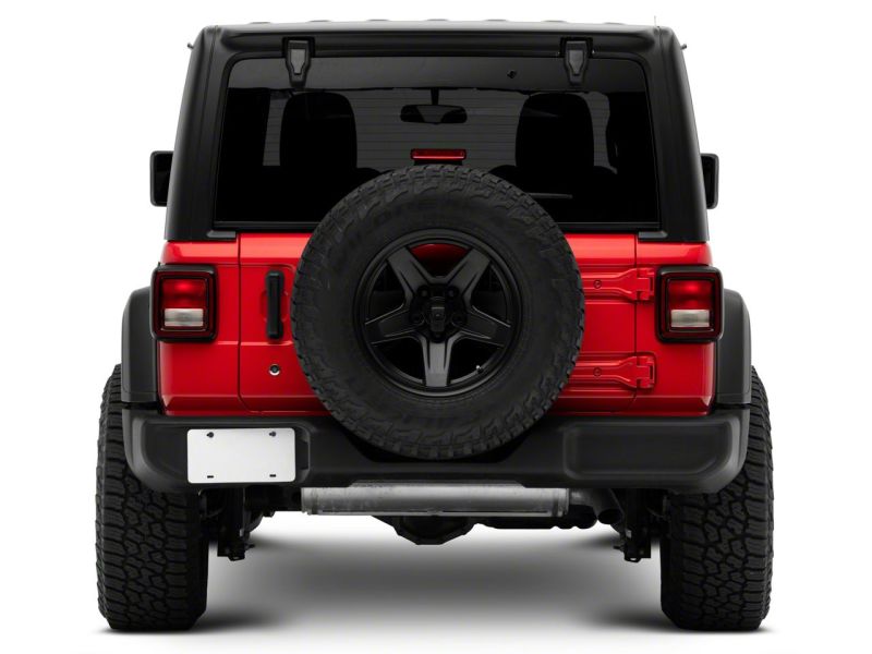 Raxiom 18-23 Jeep Wrangler JL Axial Series Rear Window Glass Hinge LED Lights