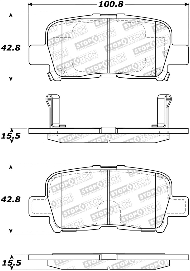 StopTech Street Brake Pads