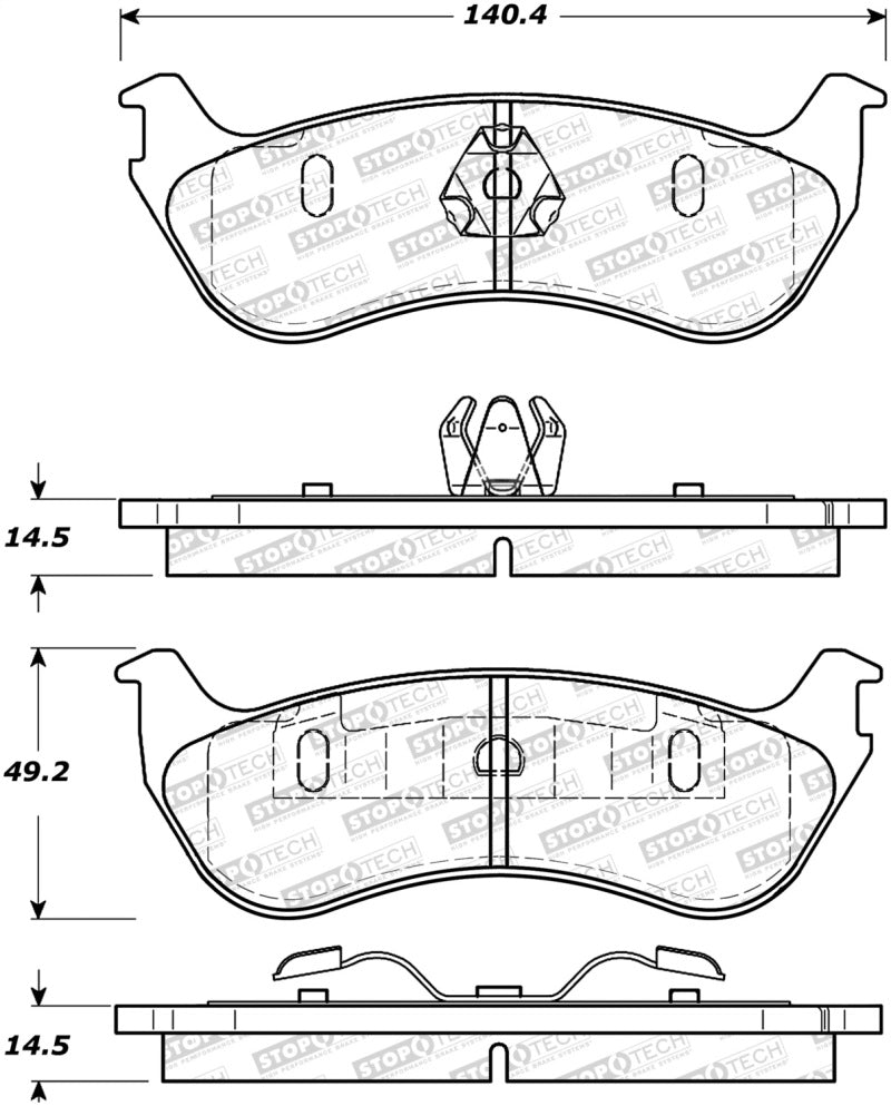 StopTech Street Brake Pads