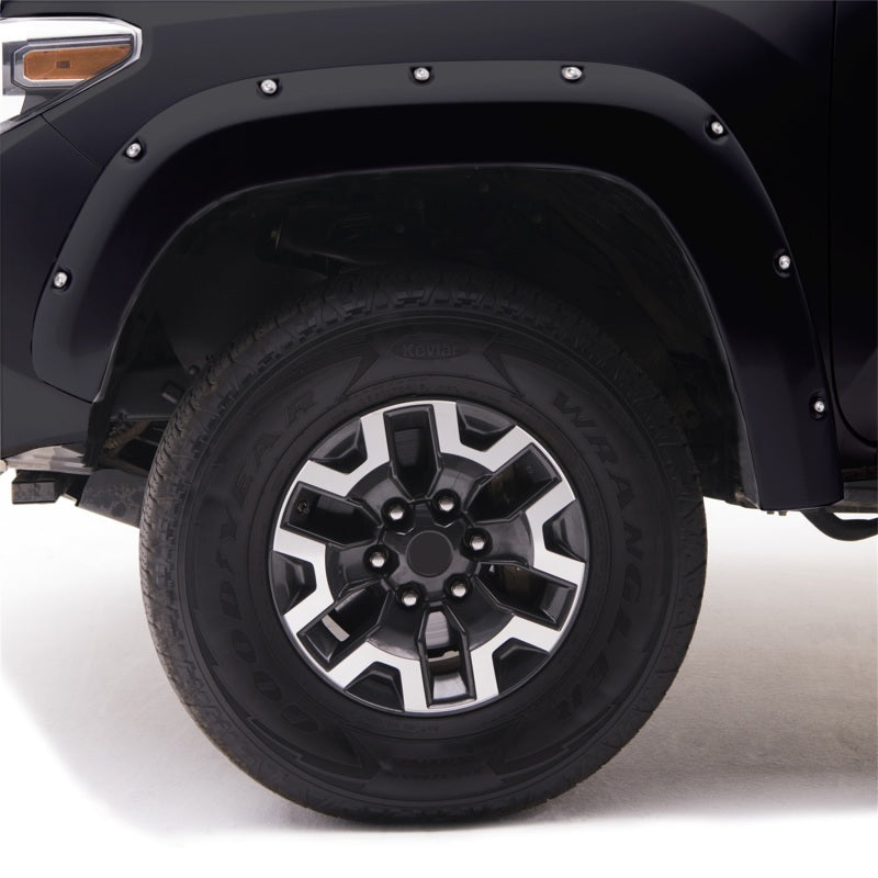 EGR 11-15 Ford Super Duty Bolt-On Look Color Match Fender Flares - Set - Carbon Black