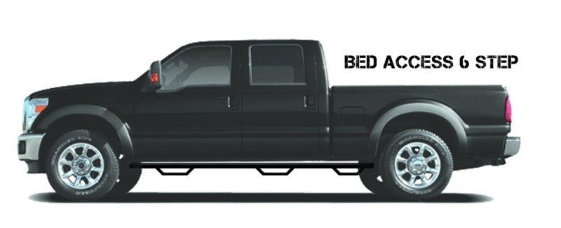 N-Fab Nerf Step 14-17 Chevy-GMC 1500 Crew Cab 6.5ft Bed - Tex. Black - Bed Access - 3in