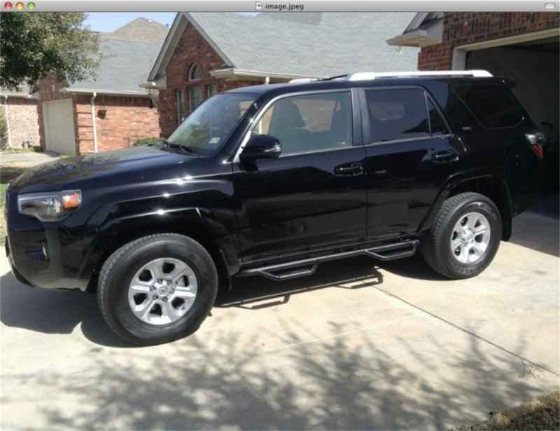 N-Fab Nerf Step 14-18 Toyota 4Runner (Does Not Fit Limited) SUV 4 Door - Gloss Black - W2W - 2in