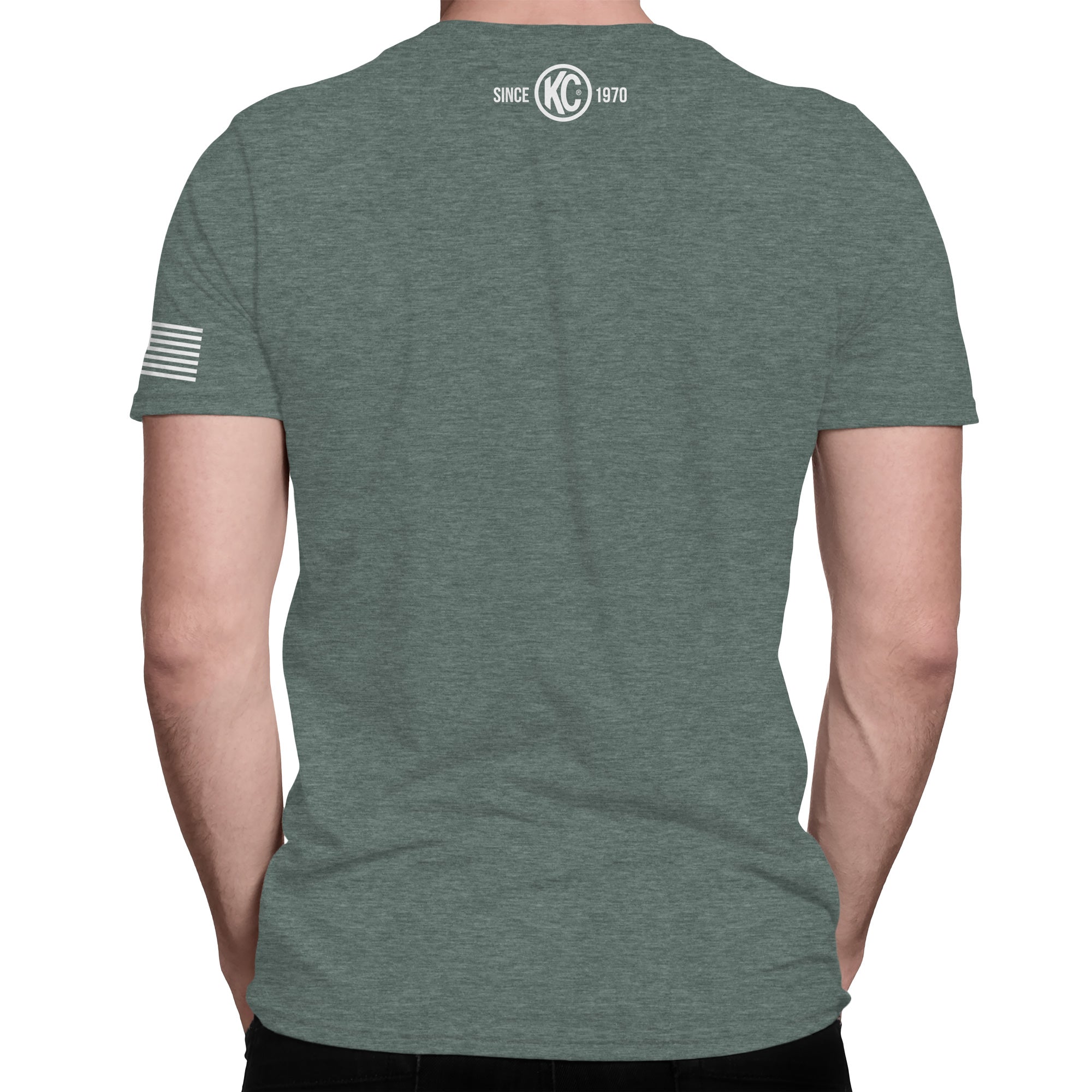 KC Eat Sleep Camp Repeat Tee Shirt - Pine - 4X-Large