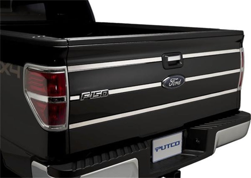 Putco 09-14 Ford F-150 - SS Tailgate Accent - 6pcs (3 Horizontal Lines) Tailgate Accents