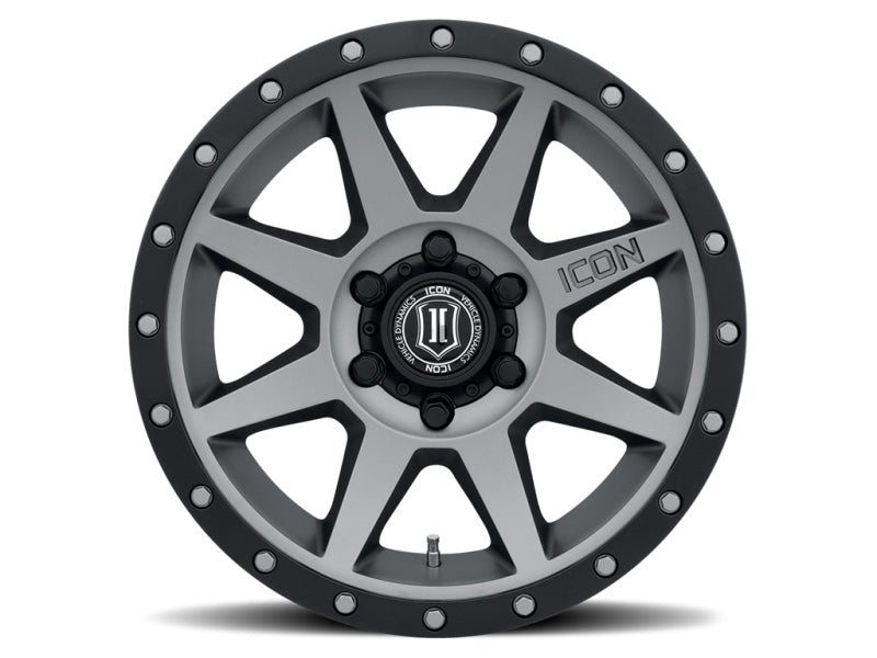 ICON Rebound 18x9 6x135 6mm Offset 5.25in BS 87.1mm Bore Titanium Wheel