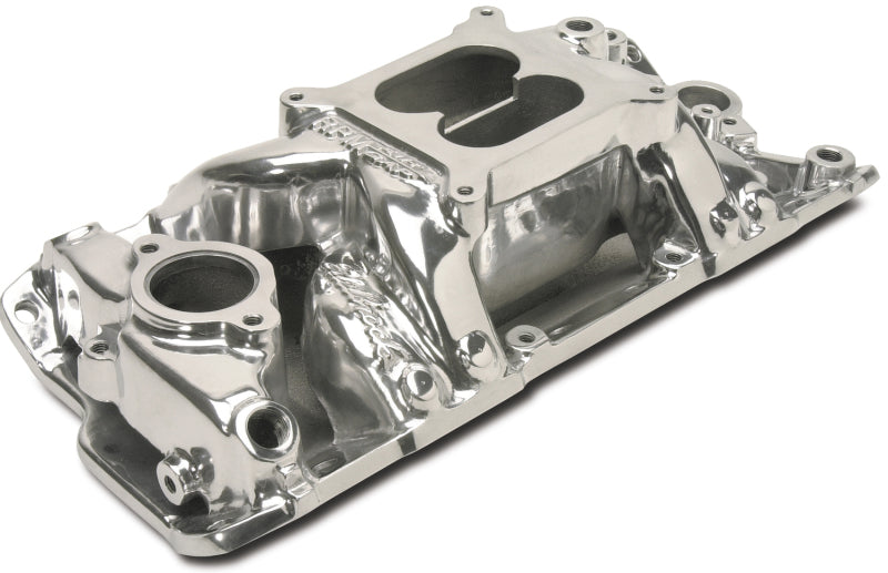 Edelbrock Polished S/B Chevy RPM Air-Gap Manifold