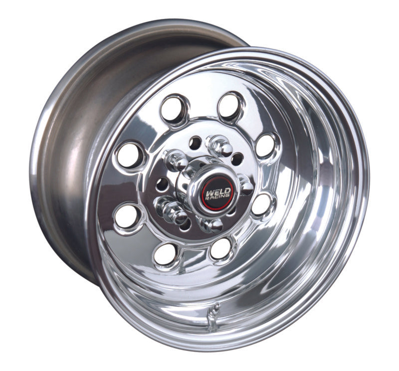 Weld Draglite 15x15 / 5x4.5 & 5x4.75 BP / 5.5in. BS Polished Wheel - Non-Beadlock