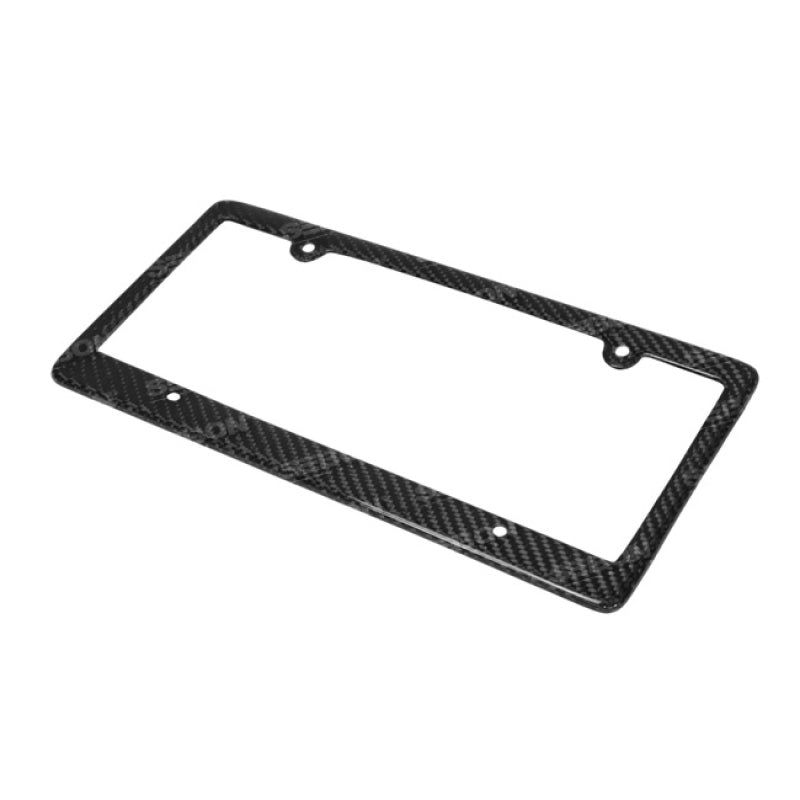 Seibon Carbon Fiber License Plate Frame (4 holes)