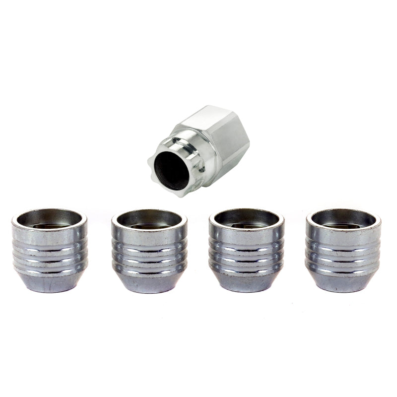 McGard Wheel Lock Nut Set - 4pk. (Under Hub Cap / Cone Seat) 9/16-18 / 15/16 Hex / 1.015in. L