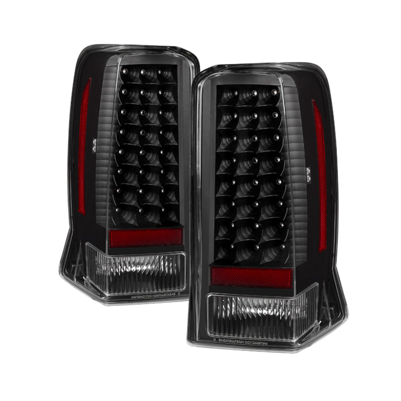 Xtune Cadillac Escalade 02-06 ( Not Ext Models ) LED Tail Light Black ALT-JH-CE02-LED-BK