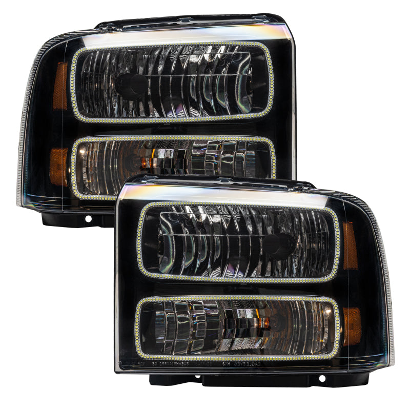 Oracle 05-07 Ford F-250/350 SMD HL - Black - ColorSHIFT
