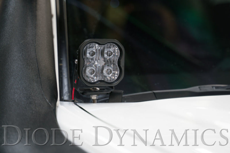 Diode Dynamics 16-21 Toyota Tacoma Stage Series 2in LED Ditch Light Kit Sport - White Combo