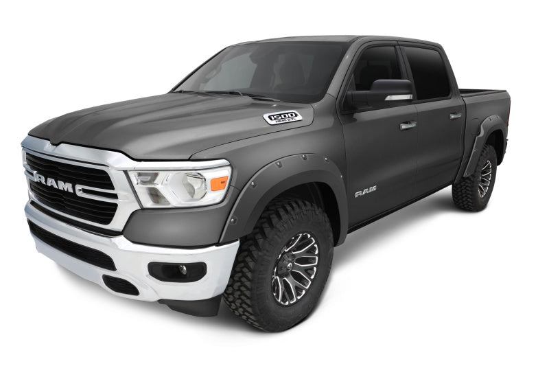 Bushwacker 20-22 Ram 1500 (Excl. Rebel/TRX) 76.3/67.4in Bed Pkt Style Flares 4pc - Grnite Cryst Met