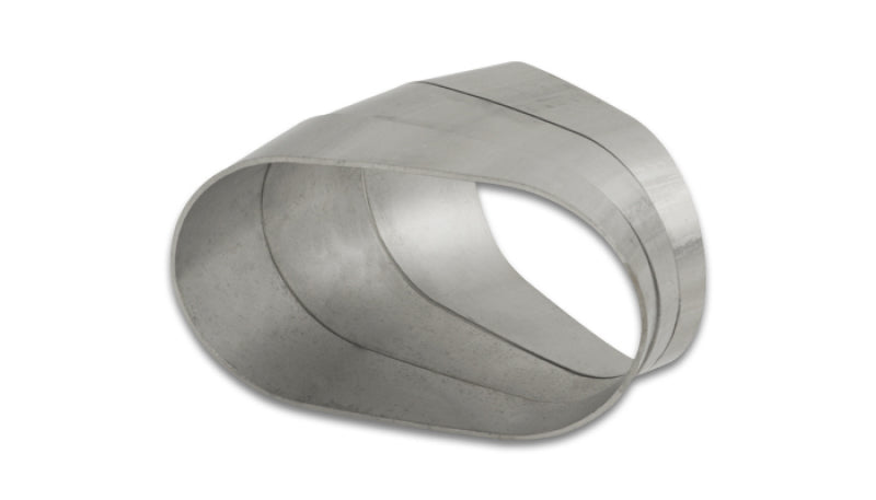 Vibrant Horizontal 304 SS Oval Pie Cuts 4.0in OD Tight 45 Degree Elbow - Bag of 3-Vibrant-797 Offroad